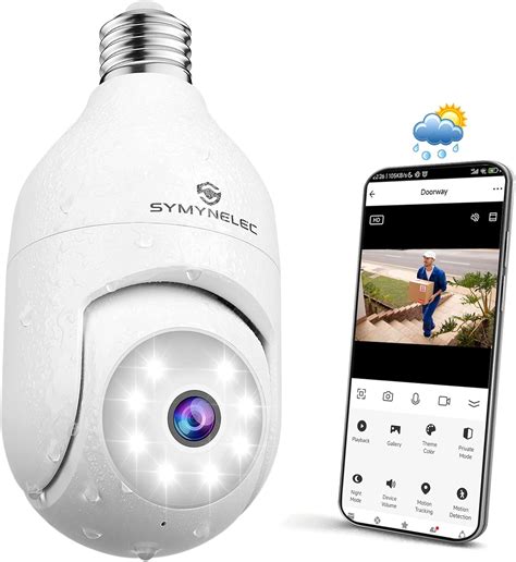 SYMYNELEC Light Bulb Security Camera P6 User Manual