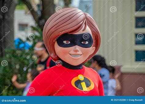 Elastigirl Character in DIsney Hollywood Studios Editorial Image ...