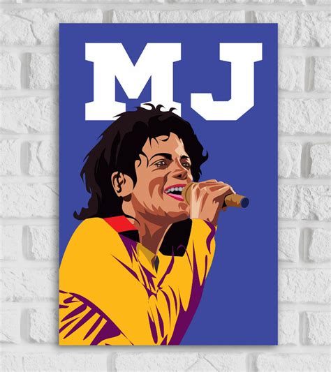 Michael Jackson Singer Dancer Artwork Canvas Painting Frame Posters MJ ...
