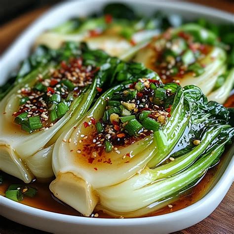 Quick Bok Choy with Ginger Chili Sauce for a Flavorful Boost