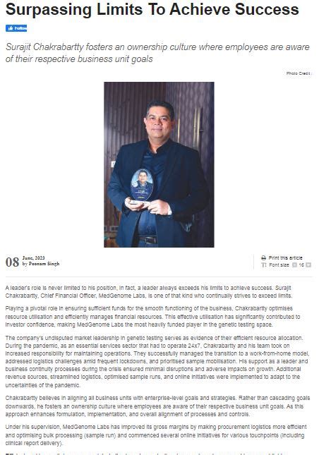 Fostering an ownership culture and the secret for MedGenome’s ...