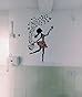 Decals Design 'Dreamy Girl with Flying Colourful Butterflies' Wall ...