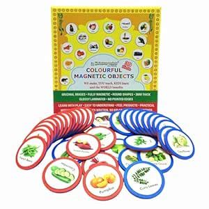 Edulearnable Educational Learning Magnetic Flash Cards are Fridge ...