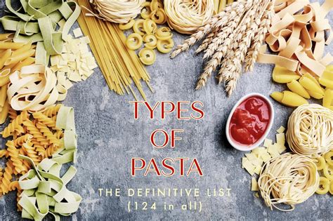 Types Of Pasta Curly