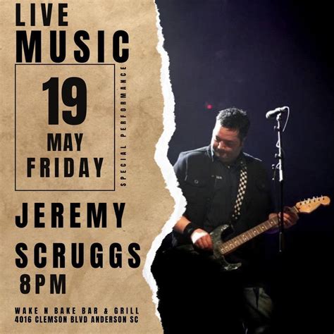 Jeremy Scruggs , Wake N Bake Bar & Grill, Parksville, 19 May 2023 ...