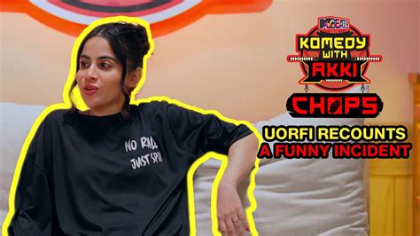 Urfi recounts a funny incident - JioHotstar