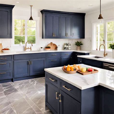 Navy Blue Cabinets