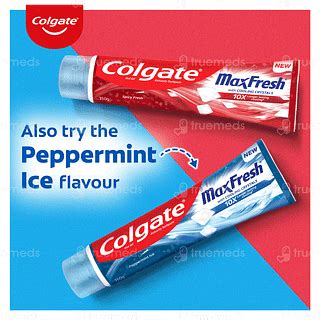 Colgate Maxfresh With Cooling Crystals Spicy Fresh Red Gel Toothpaste ...