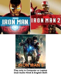 Iron Man 1 , 2 , 3 (3 Movies) in Hindi & English both play only in ...