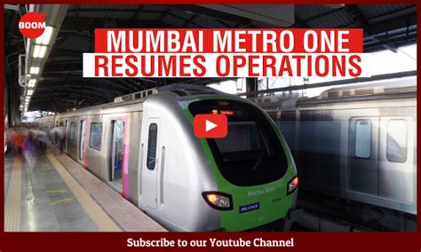 Mumbai Metro One Resumes Operations: Ground Report | BOOM