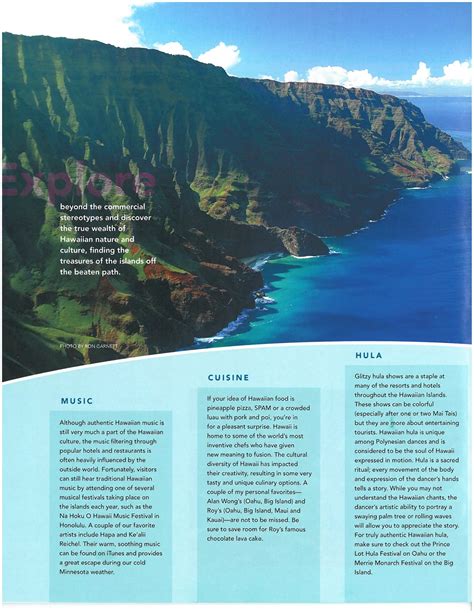 Hidden Hawaii Travel Beyond Tonka Times Article | PDF