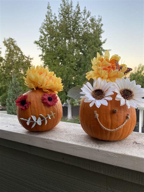 Flower Pumpkin Carving