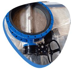 L&T flanged end butterfly valve in A216 WCB and A351 CF8 material