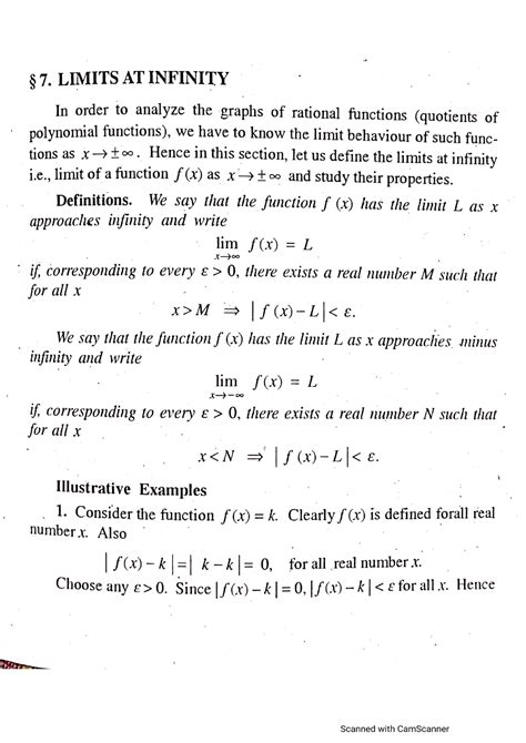 Infinity Limit Examples 的图像结果