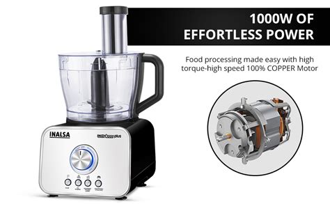 INALSA Food Processor Professional Series - Mixer Grinder INOX 1000 ...