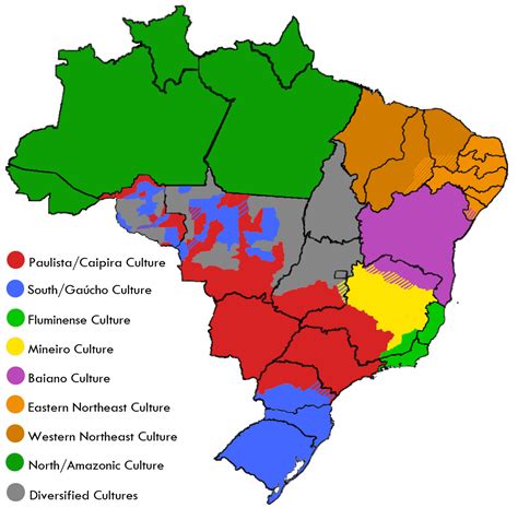 Common culture of each state of Brazil in 2025 | Imaginary maps, History geography, Brazil culture