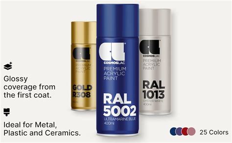 Cosmos LAC Acrylic Paint Spray Can for DIY Projects Spray Paint, 400 ml ...