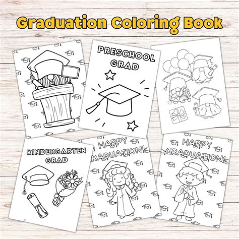 Graduation Coloring Sheets