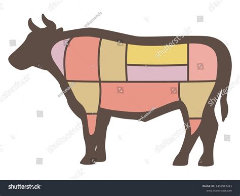 Parts Beef Cattle: Over 1,192 Royalty-Free Licensable Stock ...