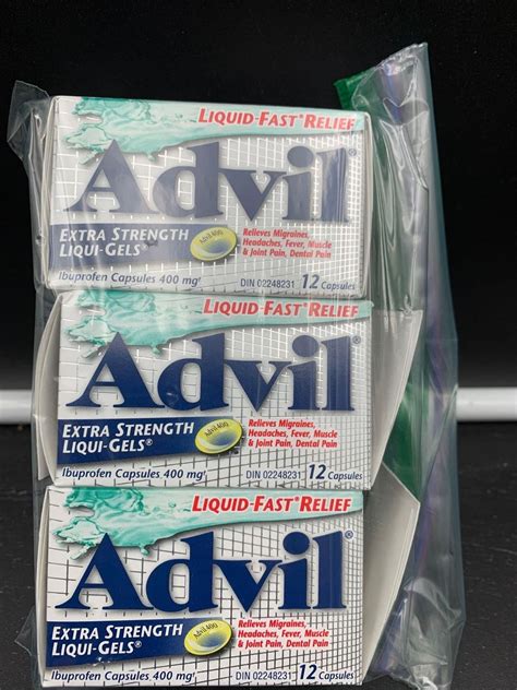 Advil Extra Strength Caplets (3 x 12)