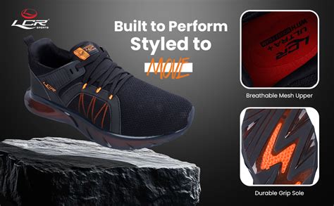 Buy Lancer Mens Rambo-195blk-org Running Shoes at Amazon.in