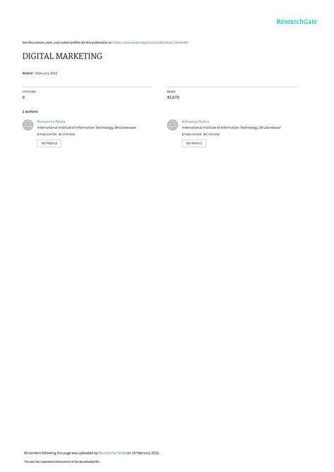 Digitalmarketingstrategies - See discussions, stats, and author ...