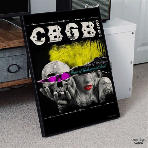Jual Poster CBGB omfug + Frame | Shopee Indonesia