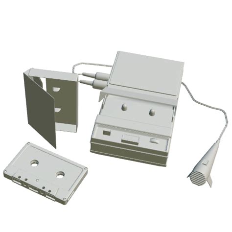 p3d.in - Tape Recorder Set