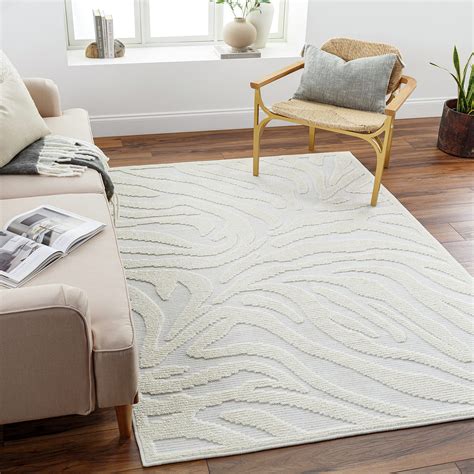 Artistic Weavers Lyna Modern Washable Rug,5' x 7'2",Cream