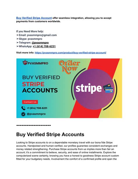 PPT - 5 Trustable Platform To Buy Verified Stripe Account PowerPoint ...