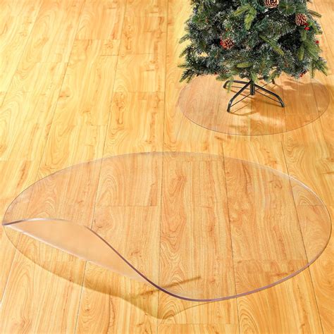 Amazon.com: Wonderjune 32 Inch Clear Silicone Christmas Tree Stand Mat ...