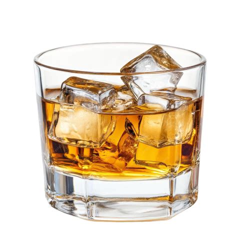 Whiskey glass against transparent background PNG | Premium AI-generated ...