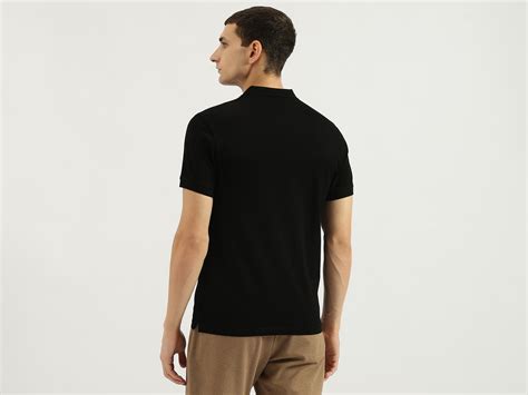 Men Regular Fit Polo Neck Solid T-Shirt – United Colors of Benetton Store