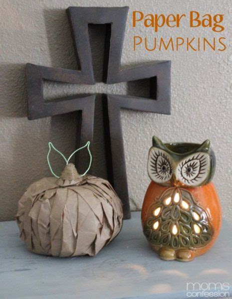 Paper Bag Pumpkins • Moms Confession