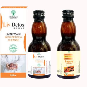 BOBELLON Ayurvedic Digestive & Liver Detox – Papaya Enzyme & Liv Detox ...