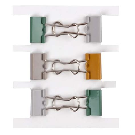 Serenity Sage Binder Clips 6 Pc