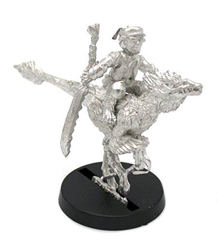 Stonehaven Halfling Barbarian on Raptor Mount Miniature Figure for 28mm ...