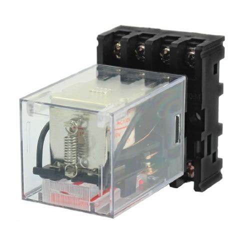 MK2P-1 AC 110V Coil Voltage 8 Pins DPDT Electromagnetic Power Relay ...