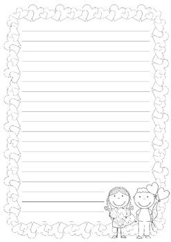 Valentine's Day Writing and Drawing Papers by The Constant Kindergartener