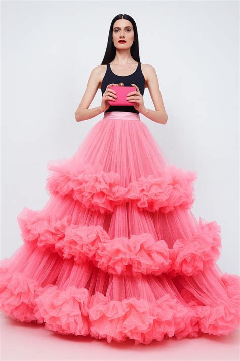 Candy Pink Tulle Ruffle Skirt – thesource