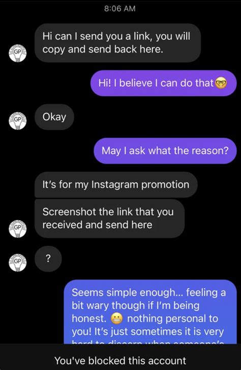 Attackers ask you for a simple screenshot in Instagram hack — Cyber Giraffe