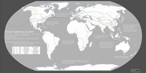 Image result for World Hyperloop Map
