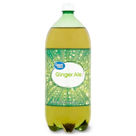 Great Value Caffeine-Free Ginger Ale, 2 Liter Bottle – Walmart ...