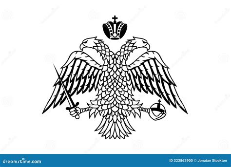 Byzantine Double Headed Eagle Cartoon Vector | CartoonDealer.com #47548065