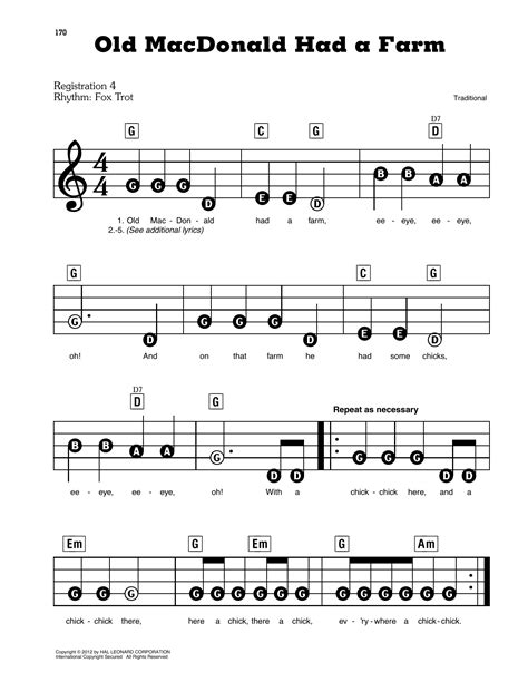 O Macdonald Had A Farm Chords Best Seller | brunofuga.adv.br