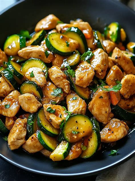 Savory Chicken Zucchini Stir Fry Ready in Under 30 Minutes - Recipes by ...