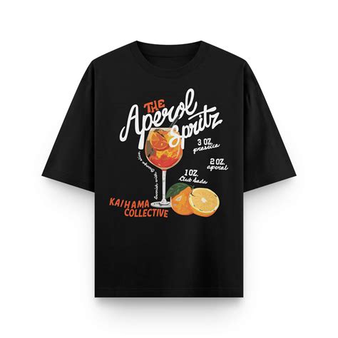 Aperol Spritz Oversized Tshirt by Kaihama