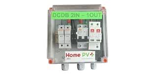 Home PV+ DC AJB Array Junction Box DCDB 2In -1Out Distribution Box (MCB ...