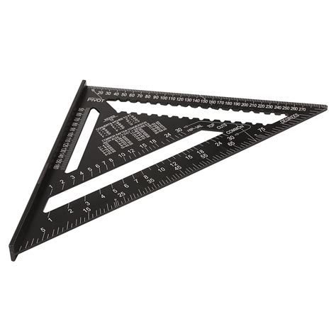 GoolRC 12 Inch Rafter Square Aluminum Alloy Metric Triangle Ruler ...