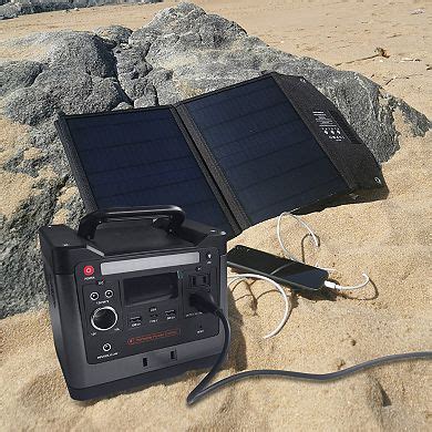 Portable Power Station: 320w, 298wh/93120mah & 40w Solar Panel - Combo